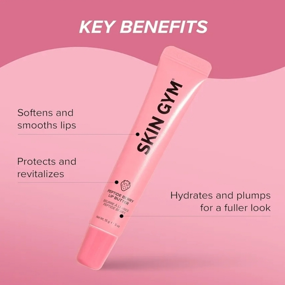 SKIN GYM Peptide Berry Lip Butter, NEW. - Picture 3 of 6